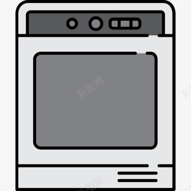 烤箱家具16颜色128px图标图标