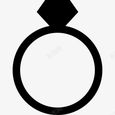 订婚戒指婚礼6填充图标图标