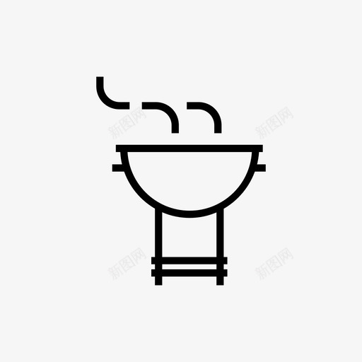 烧烤餐饮聚会图标svg_新图网 https://ixintu.com 旅游和交通 烧烤 聚会 餐饮