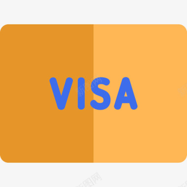 Visa电子商务2持平图标图标