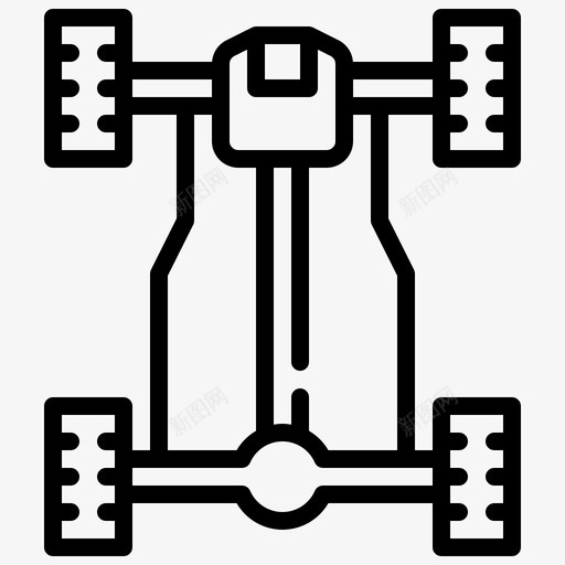 吊挂车维修轮胎图标svg_新图网 https://ixintu.com 吊挂车 工具 汽车维修线 维修 轮胎