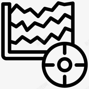 分析图表目标图标图标