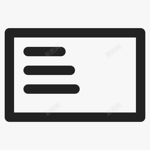 名片身份证标签图标svg_新图网 https://ixintu.com 名片 标签 身份证