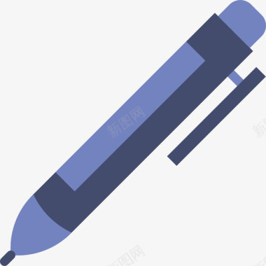 钢笔办公元素3扁平图标图标