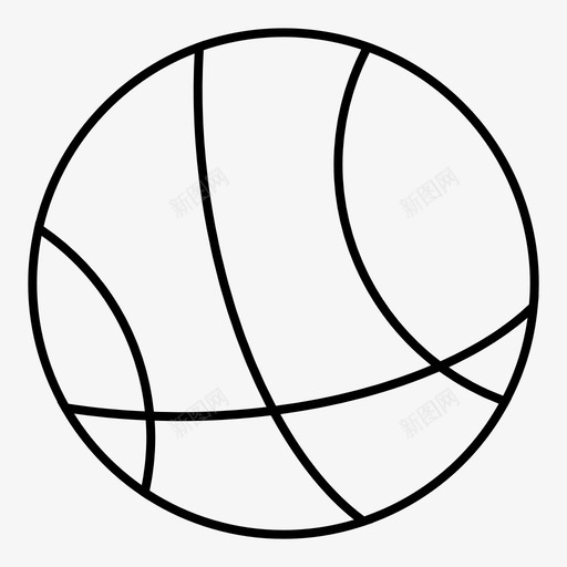 球篮球运动图标svg_新图网 https://ixintu.com 学校 球 篮球 运动
