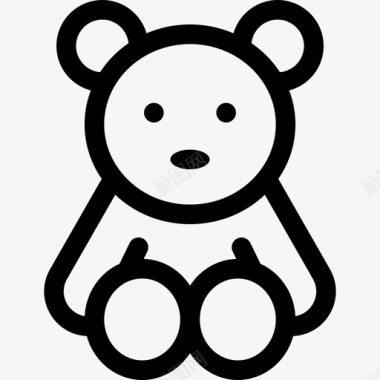 泰迪熊5号宝宝直系图标图标