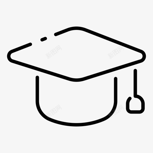 毕业帽学位学历图标svg_新图网 https://ixintu.com 学位 学历 帽子 毕业 毕业帽 返校