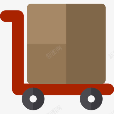 送货车商务和办公室6平房图标图标