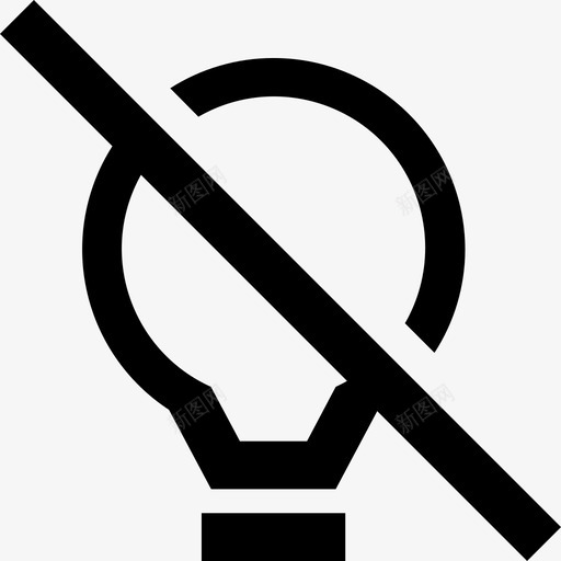 灯泡智能手机基本配置线性图标svg_新图网 https://ixintu.com 智能手机基本配置 灯泡 线性