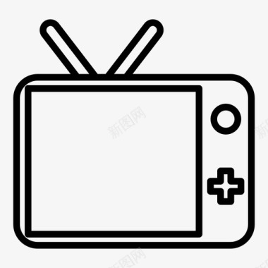 电视信息娱乐媒体图标图标