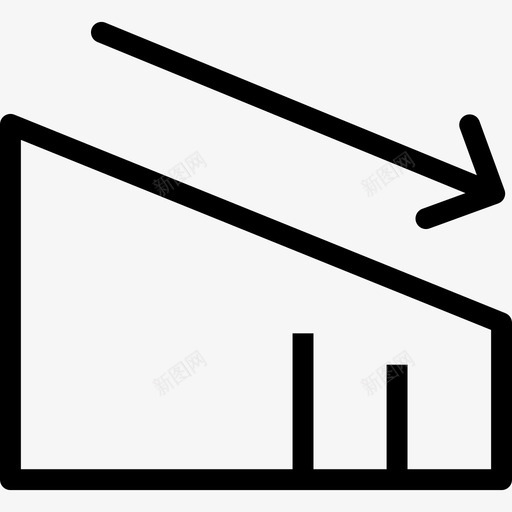 损失营销线性图标svg_新图网 https://ixintu.com 损失 线性 营销