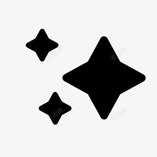 星星装饰夜晚图标svg_新图网 https://ixintu.com 夜晚 形状 星星 用户界面 装饰 闪亮