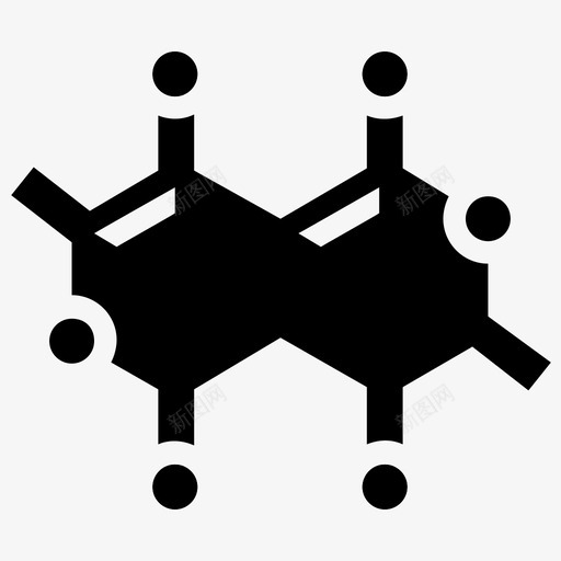 分子结构原子电子图标svg_新图网 https://ixintu.com 分子结构 原子 物理 生物危害字形图标 电子 科学