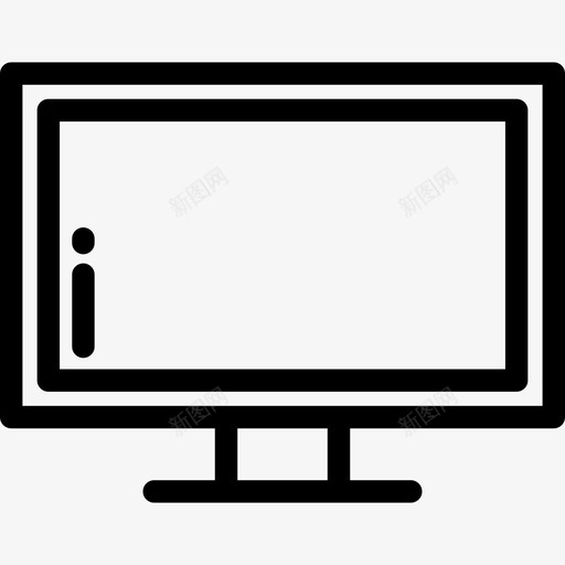计算机电子9线性图标svg_新图网 https://ixintu.com 电子9 线性 计算机