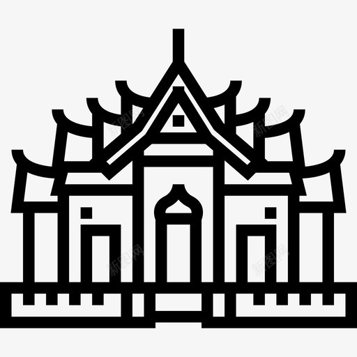 什么长椅地标线性图标svg_新图网 https://ixintu.com 什么长椅 地标 线性