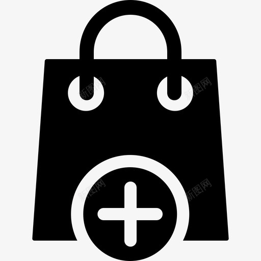 购物袋电子商务3填充128px图标svg_新图网 https://ixintu.com 填充128px 电子商务3 购物袋