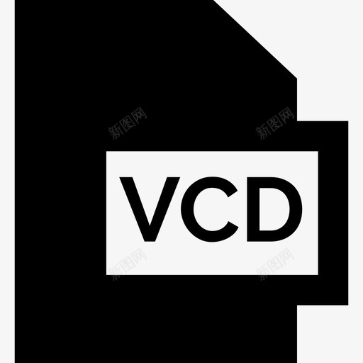 Vcd文件格式集合已填充图标svg_新图网 https://ixintu.com Vcd 已填充 文件格式集合
