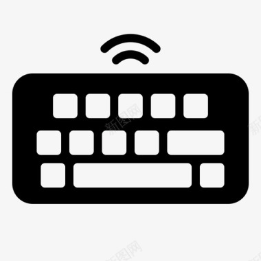 无线键盘配件游戏图标图标