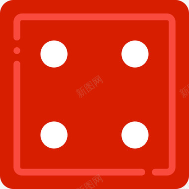 骰子赌场5单位图标图标
