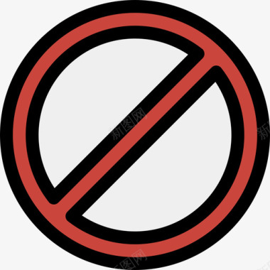 禁止网页界面4线颜色图标图标