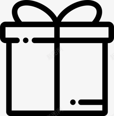 礼品奖品商业和购物图标图标