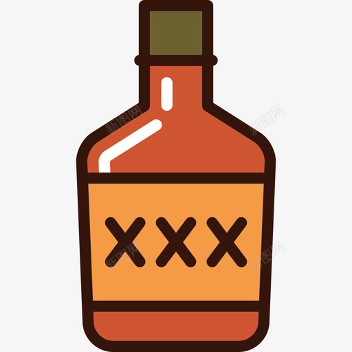 威士忌wildwest2线性颜色图标svg_新图网 https://ixintu.com wildwest2 威士忌 线性颜色