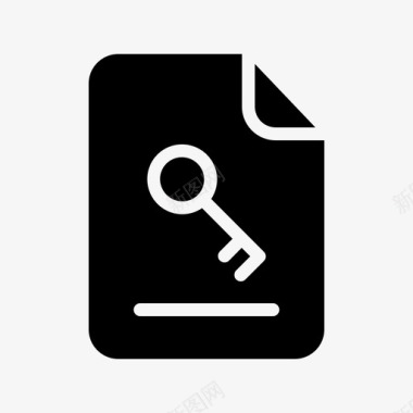 文件访问密钥图标图标