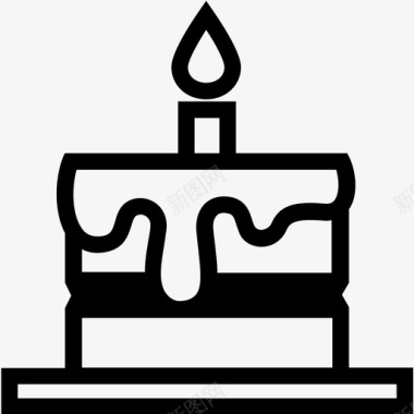 生日快乐蛋糕生日生日快乐蛋糕图标图标
