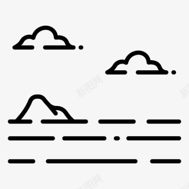 海云风景图标图标