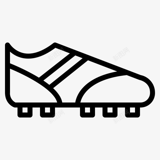 足球鞋夹板设备图标svg_新图网 https://ixintu.com 夹板 设备 足球 足球轮廓 足球鞋 运动 鞋