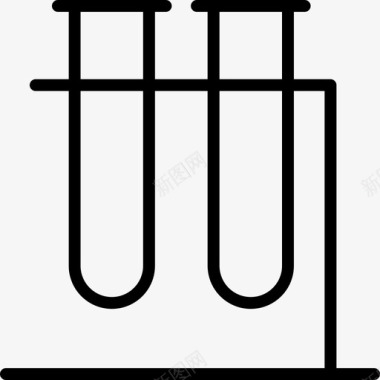 试管血液化学图标图标