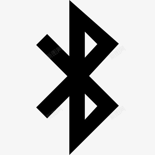 蓝牙基本编译填充图标svg_新图网 https://ixintu.com 基本编译 填充 蓝牙