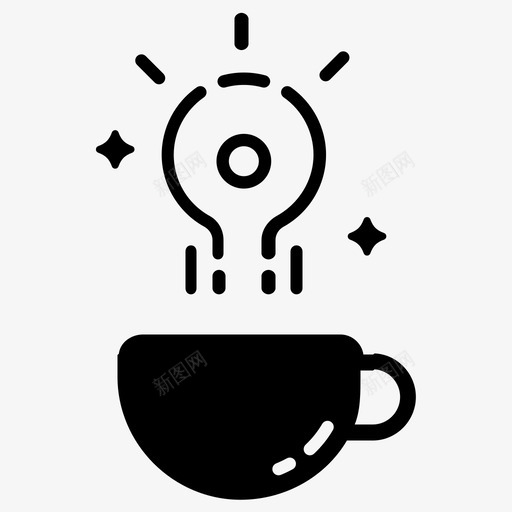 咖啡创意卡布奇诺创意图标svg_新图网 https://ixintu.com 企业家高风险高回报 创意 卡布奇诺 咖啡创意 灵感