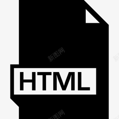 Html文件名glyph填充图标图标
