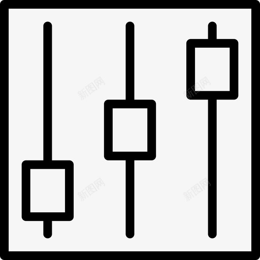 控制基本集合2线性图标svg_新图网 https://ixintu.com 基本集合2 控制 线性