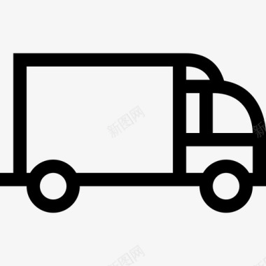 卡车送货搬运图标图标