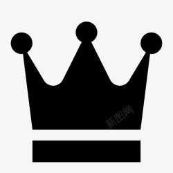 豪华的王国皇冠权威帝国图标高清图片