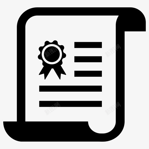 内容管理成就奖励图标svg_新图网 https://ixintu.com 内容管理 奖励 成功 成就 文案图标集 文档 证书