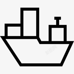 船舶装饰画2船舶物流配送2直达图标高清图片