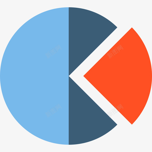 饼图业务元素3扁平图标svg_新图网 https://ixintu.com 业务元素3 扁平 饼图