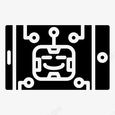 机器人应用android建筑图标图标