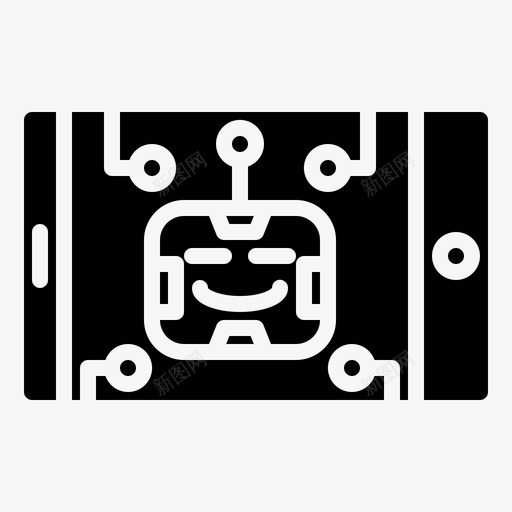 机器人应用android建筑图标svg_新图网 https://ixintu.com android android机器人实体 制造 工厂 建筑 机器人应用