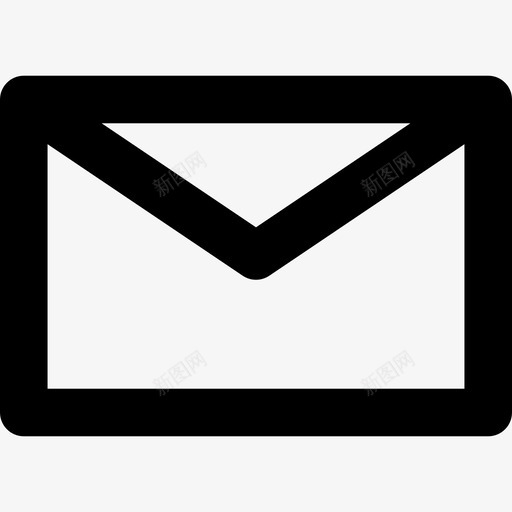 电子邮件商务和办公室线性直线图标svg_新图网 https://ixintu.com 商务和办公室线性 电子邮件 直线
