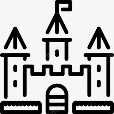 城堡皇室直系图标图标