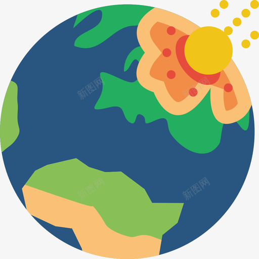 地球太空3平坦图标svg_新图网 https://ixintu.com 地球 太空3 平坦