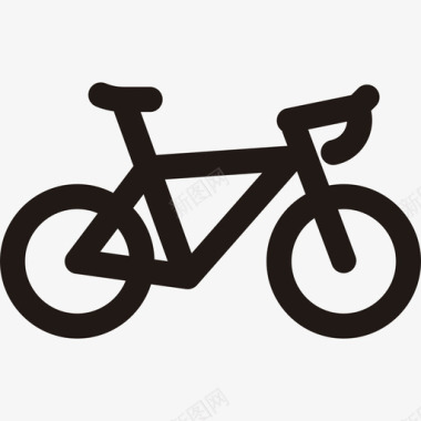 自行车交通工具最小运输工具图标图标