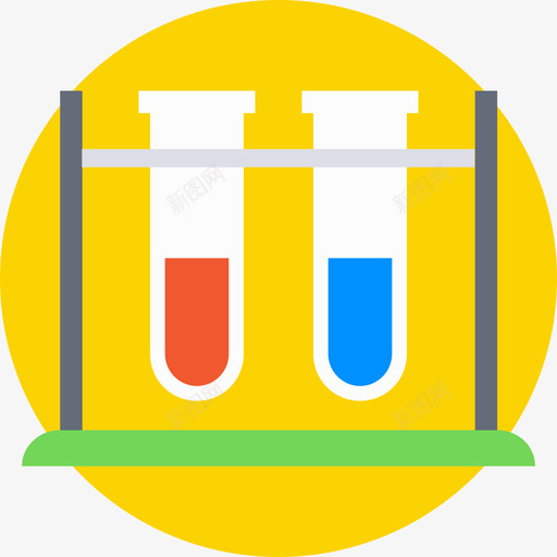 试管教育113扁平图标svg_新图网 https://ixintu.com 扁平 教育113 试管