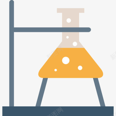 烧瓶教育19号扁平图标图标