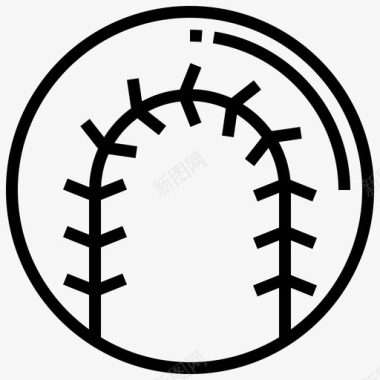 棒球装备运动图标图标