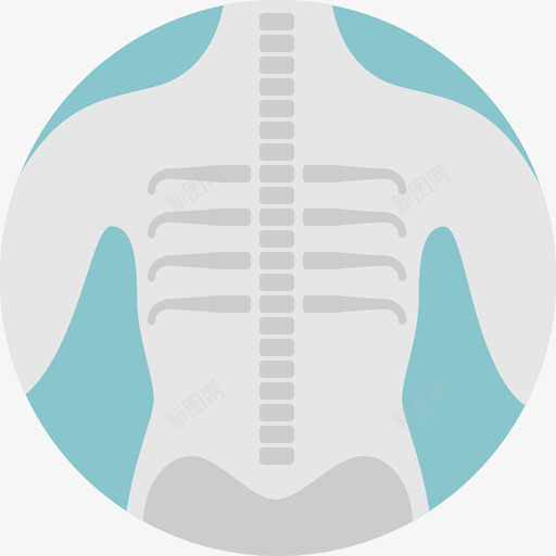 X光科学6平面图标svg_新图网 https://ixintu.com X光 平面 科学6